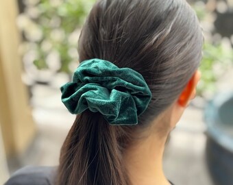 Large velvet scrunchie 13cm, hair accessory
