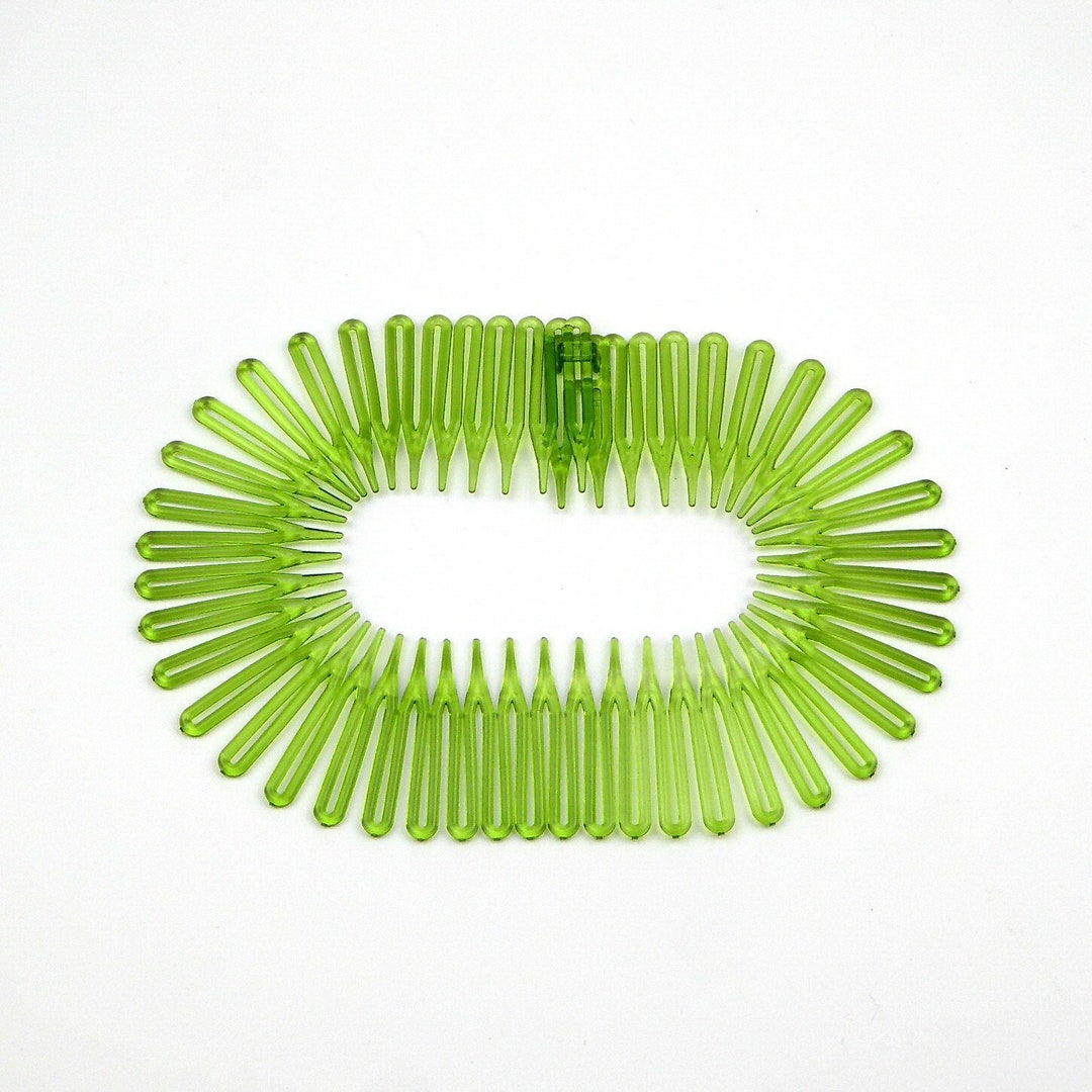 Serre Tête Souple Zigzag Made in France Vert Etsy