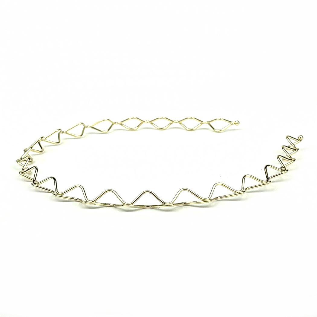2 Fasce Per Capelli In Metallo Donna – Elastiche E Ondulate, Colori Oro E Argento - 3