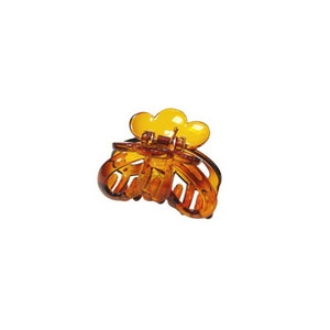 Pince crabe cheveux classique 6.5cm, accessoire cheveux Marron