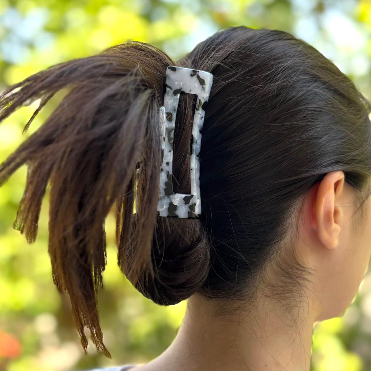 Große Haarspange 9 Cm – Schildkröten-Design Mit Krallenzähnen Für Festen Halt & Stylishes Aussehen