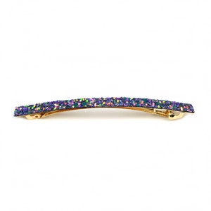Long and thin glitter sequin hair barrette 10cm, hair accessory image 7