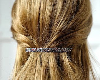 8.5cm glitter hair clip