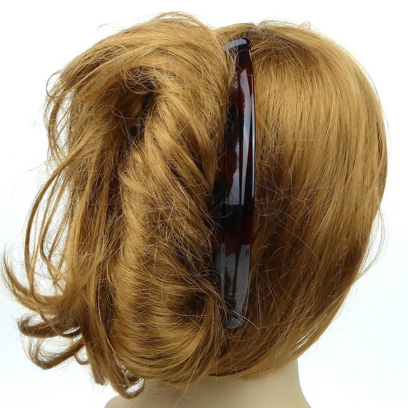 Très grand peigne cheveux de côté Made in France 18cm, accessoire coiffure image 5