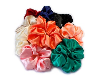 Big elastic darling satin hair, hair accessory