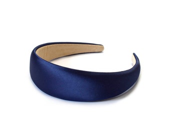Headband, hair accessory, wide satin band 4cm