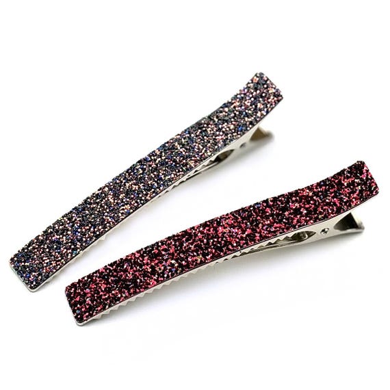 Haarspange Mit Pailletten-Schleife – 12,7 Cm, Grün, Mit Krokodilklemme