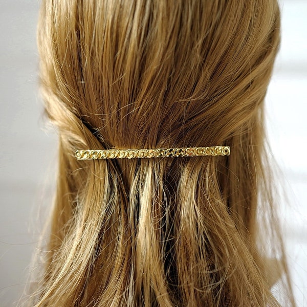 Metal Hair Barrette Etsy