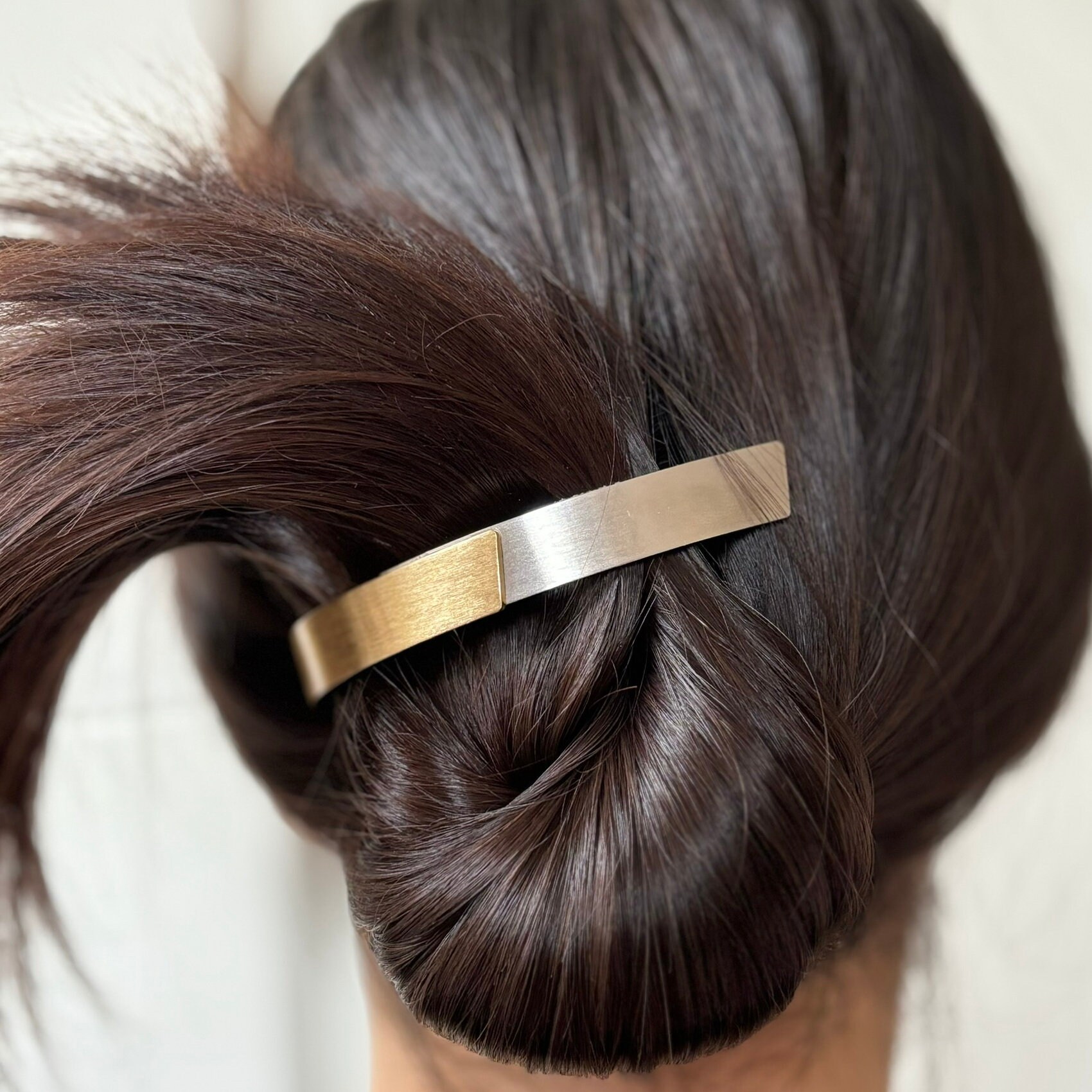 Barrette Cheveux étoile De Mer Dorée - Alliage Métal Vintage - Longueur 6.6cm - Accessoire Bohème Pour Femme/fille