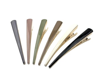 Concorde hair clip, 13cm, colored enamel