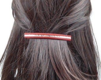Long hair clip 9.5cm chain and rhinestones