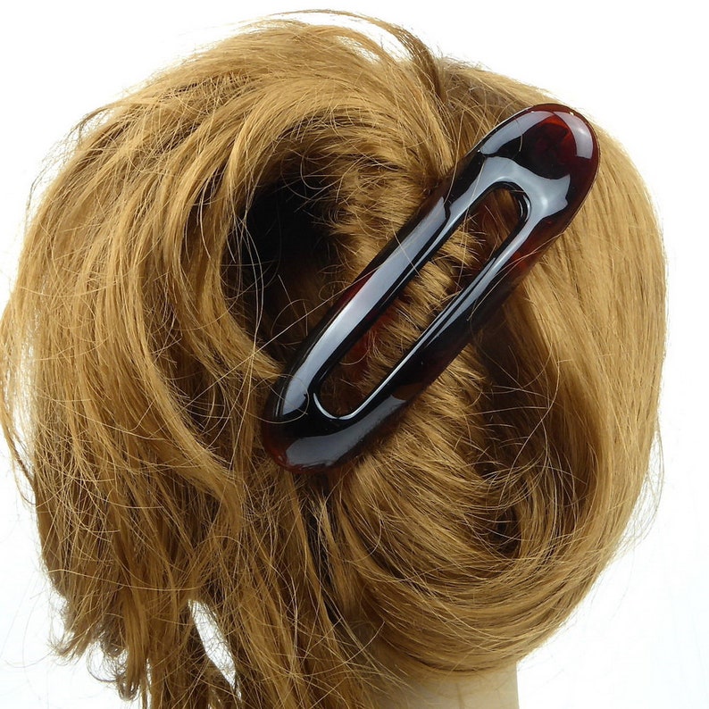 Large hair clip Made in France 12cm image 8