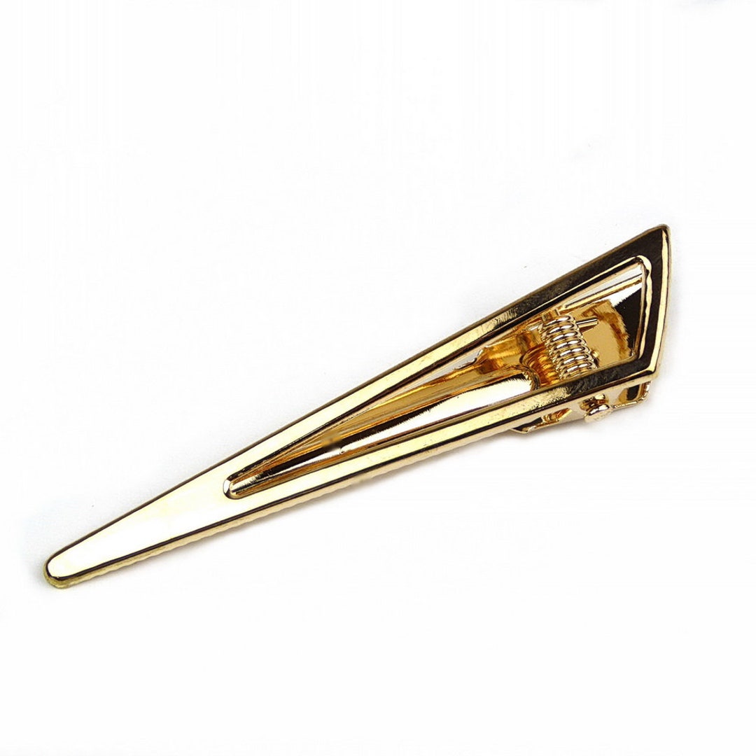 Golden Metal Crocodile Hair Clip 8cm Etsy Ireland