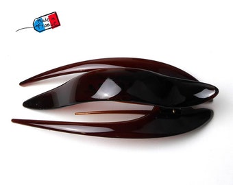 Grande pince à cheveux plate Made in France 13cm