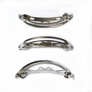 10 mollette per coda di cavallo 5,8 cm Fabbricate in Francia, con artigli