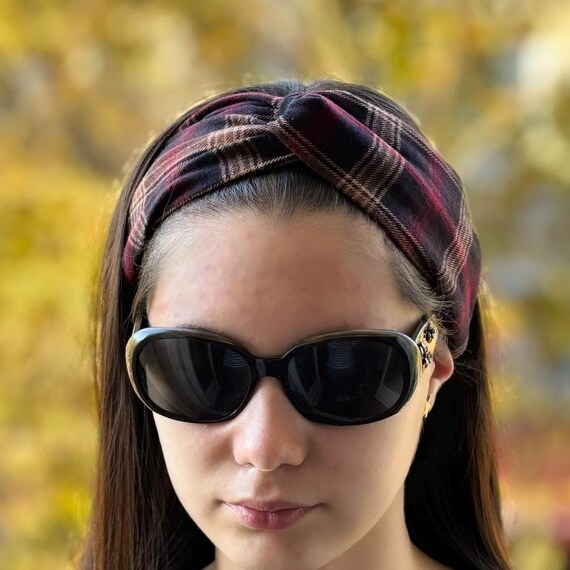 Bandeau à Cheveux En Tartan écossais Pour Femme Et Fille - Largeur 2.5 Cm - Léger Et Confortable - Vert - Style British