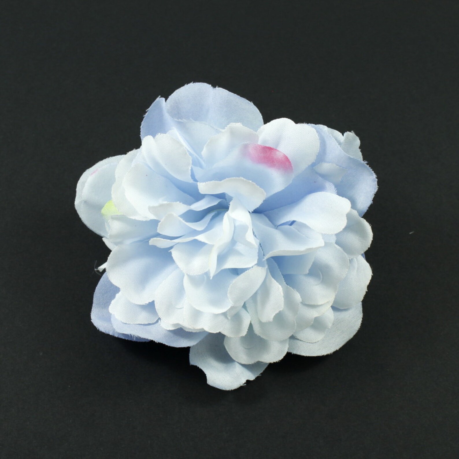 Lot of 3 large artificial flowers without stem 11.5cm Blue Etsy