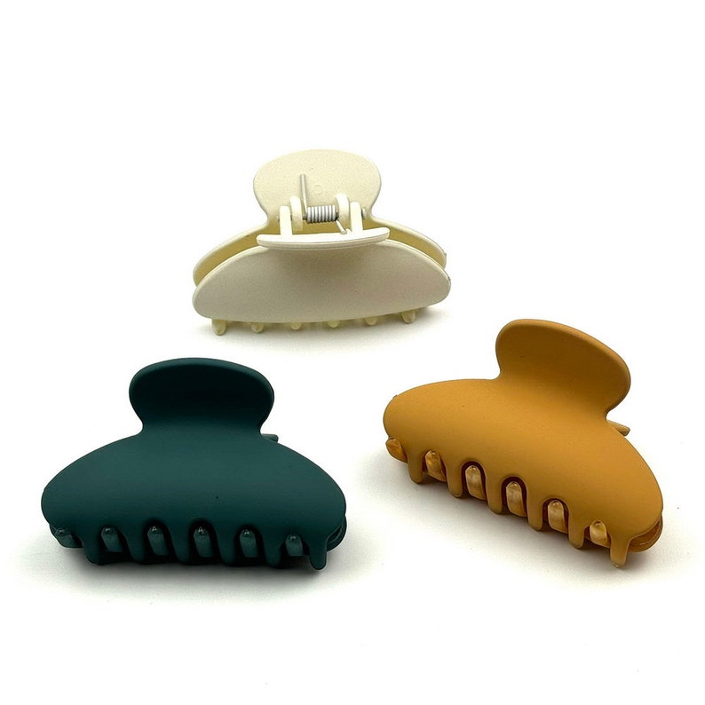 Set of 3 Matte Hair Clips 7cm, Hair Accessory Etsy Australia