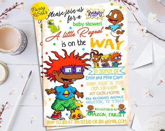 rugrats baby shower banner