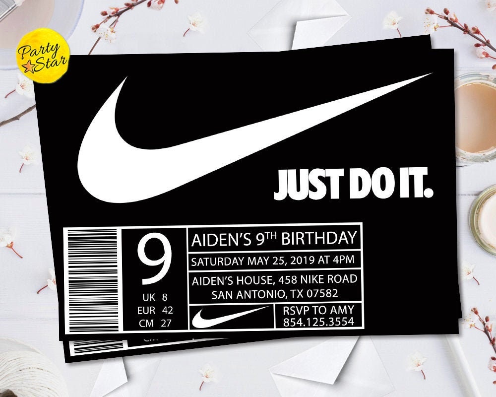 nike-invitation-nike-shoe-birthday-party-invite-nike-etsy