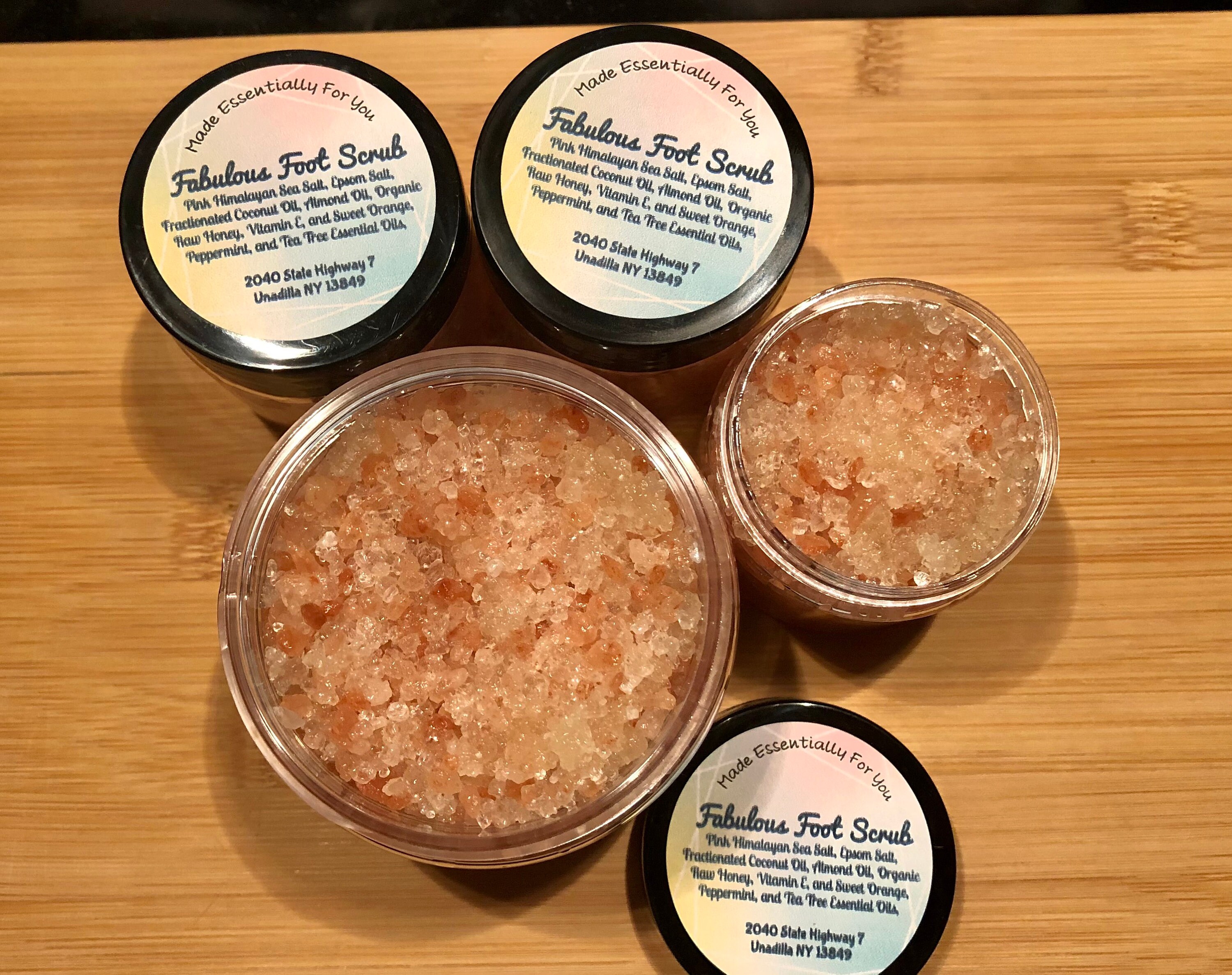 Exfoliating Body Sugar Scrubs with Natural and Essential Oils/ Etsy