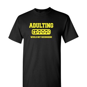 Adulting Would Not Recommend  | 1 Star Review | T-Shirt & Tank Tops