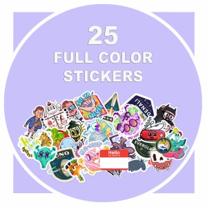 25 Custom Sticker Decal, For your business, event, Labels or personal, waterproof Vinyl