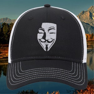 Anonymous Cap, Guy Fawkes Hut, Anarchy Cap, Anti-Regierung, Bürgerwehr Hut