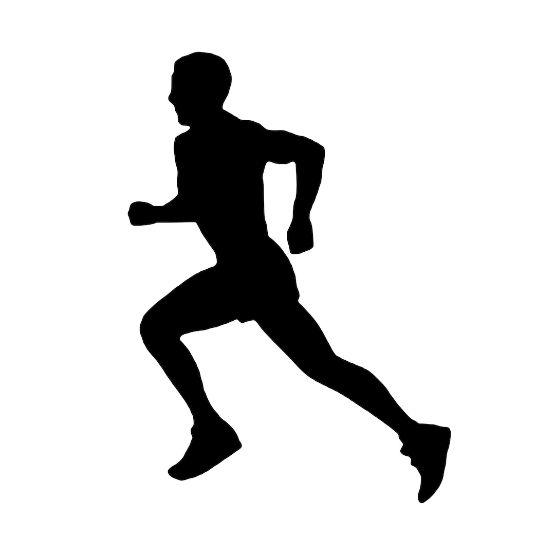 Runner Running Sticker Decal Anything With a Flat Surface. - Etsy