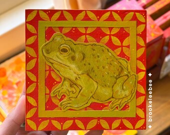 Toad | Original Painting | 5x5 inch