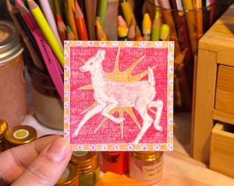 Fawn Sticker | Glossy