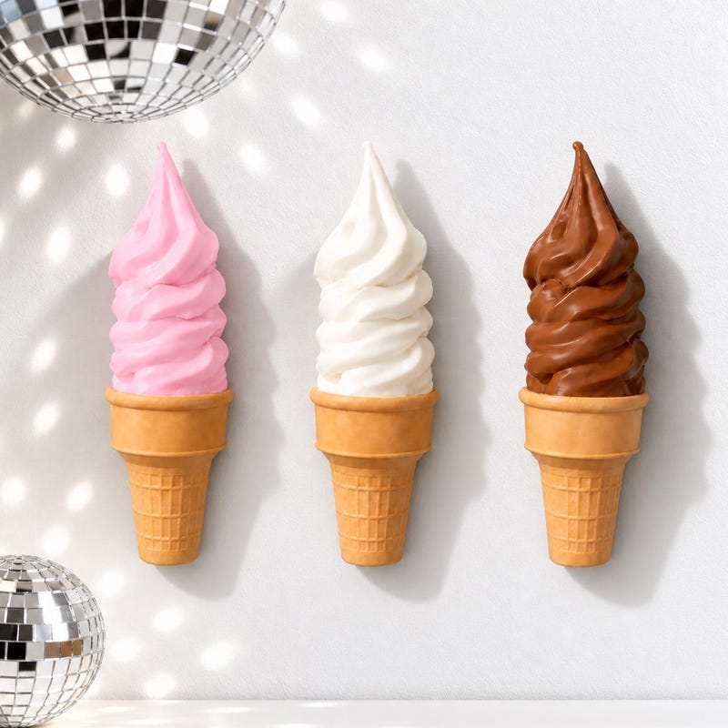 Ice Off Pastel Ice Cream Ornaments - Etsy