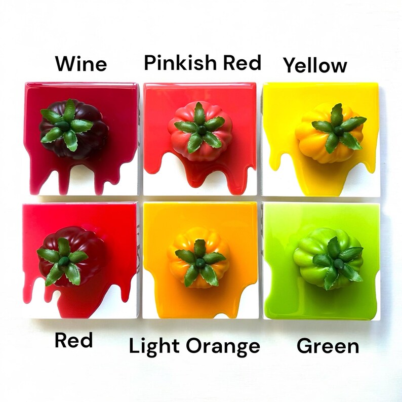 Heirloom Tomato Resin Wall Art Sculpture: Life Size Fake Food image 10