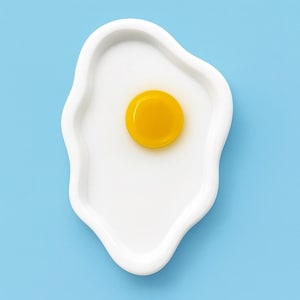 FRIED EGG 3d resin wall art / wall art/ Kitschy Pop Art / Dopamine Decor / butter/ wall egg / fake food/ Kitchen decor/ Egg Sculpture