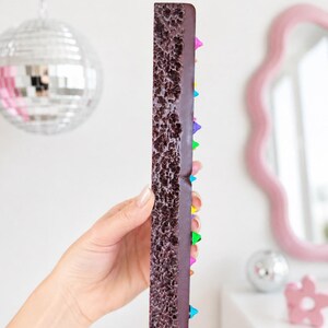 JUMBO 3D Cosmic Brownie Wall Art | 3D Fake Food Decor| Kitsch Kitchen Sculpture| Dopamine Decor| retro kitchen| nostalgic Brownie wall decor image 10