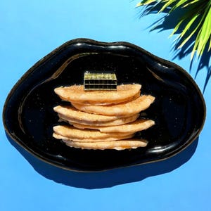 PANCAKES - 3D Kunstharz / Pop Art Skulptur / Pop Art Skulptur / realistische Deko / Pop Art Skulptur / realistischer Bilderrahmen / kitschiger AHORN Sirup / kawaii Bild
