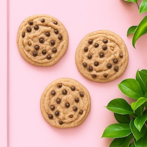 CHOCOLATE CHIP COOKIES 3 pc set jumbo wall sculpture art/3d wall art / resin wall art/ fake cookies / fake food/ kitschy art/ dopamine decor