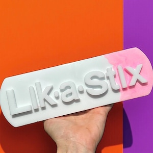 FUN DIP Giant Candy 3D wall art – Lik a Stix resin candy sculpture | 90s Nostalgia Candy Decor | kitsch kitchen wall decor | kawaii decor