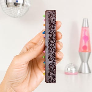 JUMBO 3D Cosmic Brownie Wall Art | 3D Fake Food Decor| Kitsch Kitchen Sculpture| Dopamine Decor| retro kitchen| nostalgic Brownie wall decor image 13