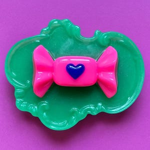 STRAWBERRY HARD CANDY 8” Giant 3D Resin Wall Art Sculpture/ fake candy/ fake food/ pop art/ Wall candy / candy art/ pink candy / 3D wall