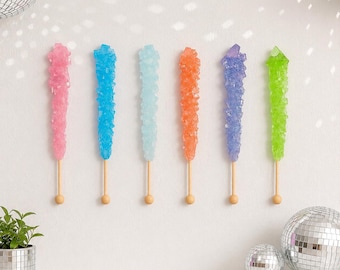 ROCK CANDY 3D Wall ArtSculpture - Life Size Resin Candy Sculpture | Colorful Kitsch Decor | Candy Shop Wall Decor | Custom Dopamine Art