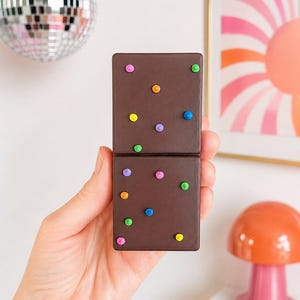 JUMBO 3D Cosmic Brownie Wall Art | 3D Fake Food Decor| Kitsch Kitchen Sculpture| Dopamine Decor| retro kitchen| nostalgic Brownie wall decor image 12