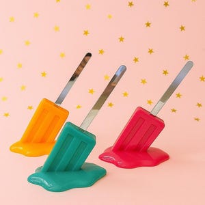 MELTING POPSICLE 3D resin wall art – Popsicle Sculpture/ kitchen decor | retro pop art sculpture/ Wall Popsicle/ Dopamine Decor/ Kitschy