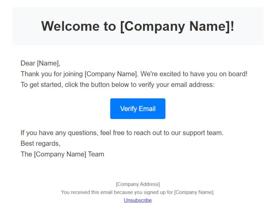 Customizable HTML Email Template Bundle Welcome Email Template Invoice