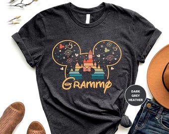 Grammy Mouse Shirt, Grandma mouse shirt, Disney family shirt, women&#39;s Disney shirt, Disney grandma shirt, Disneyworld shirt, Disney Shir