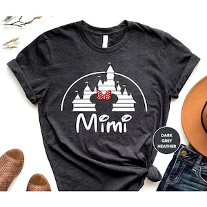 Mimi Mouse Shirt, Grandma mouse shirt, Disney family shirt, women&#39;s Disney shirt, Disney grandma shirt, Disneyworld shirt, Disney Shir