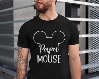 Papa mouse disney shirt, papa disney t-shirt, vaderdagcadeau, disney papa shirt, Mickey Mouse papa shirt, papa shirt, vaderdagcadeau