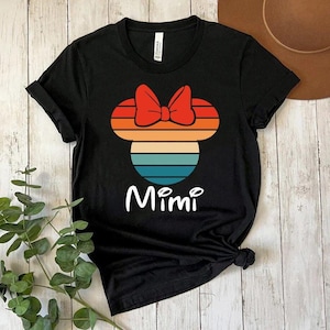 Mimi Mouse Shirt, Grandma mouse shirt, Disney family shirt, women&#39;s Disney shirt, Disney grandma shirt, Disneyworld shirt, Disney Shir