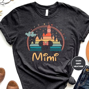 Mimi Mouse Shirt, Grandma mouse shirt, Disney family shirt, women&#39;s Disney shirt, Disney grandma shirt, Disneyworld shirt, Disney Shir