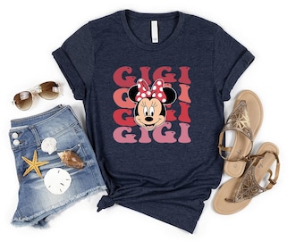 Gigi Mouse Shirt, Grandma mouse shirt, Disney family shirt, women's Disney shirt, Disney grandma shirt, Disneyworld shirt, Disney Shir